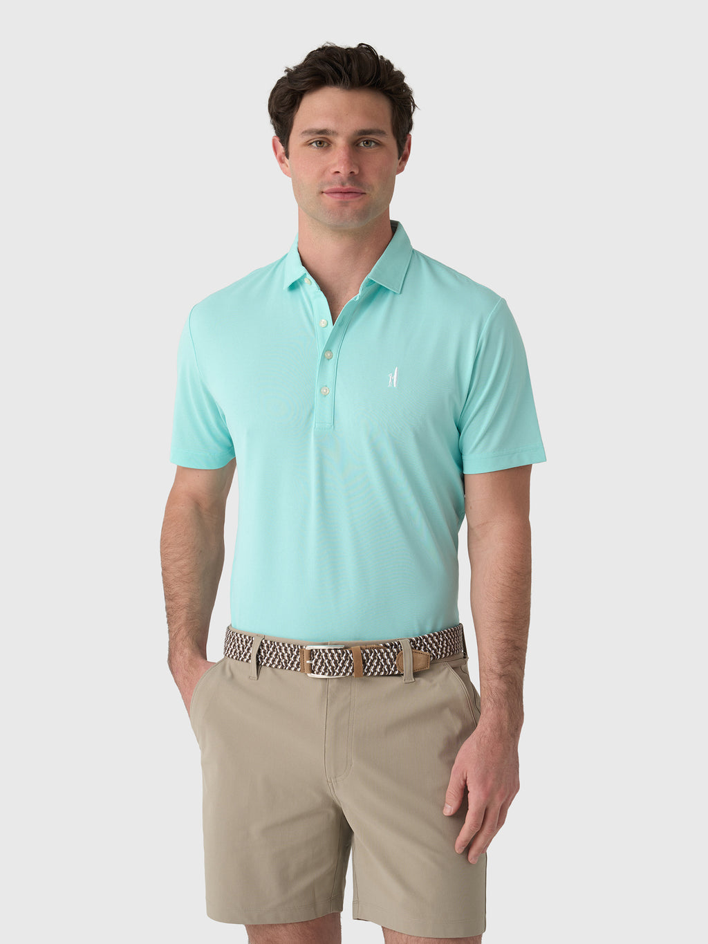Johnnie-O Men's Stevie Performance Mesh Polo - Saint Bernard