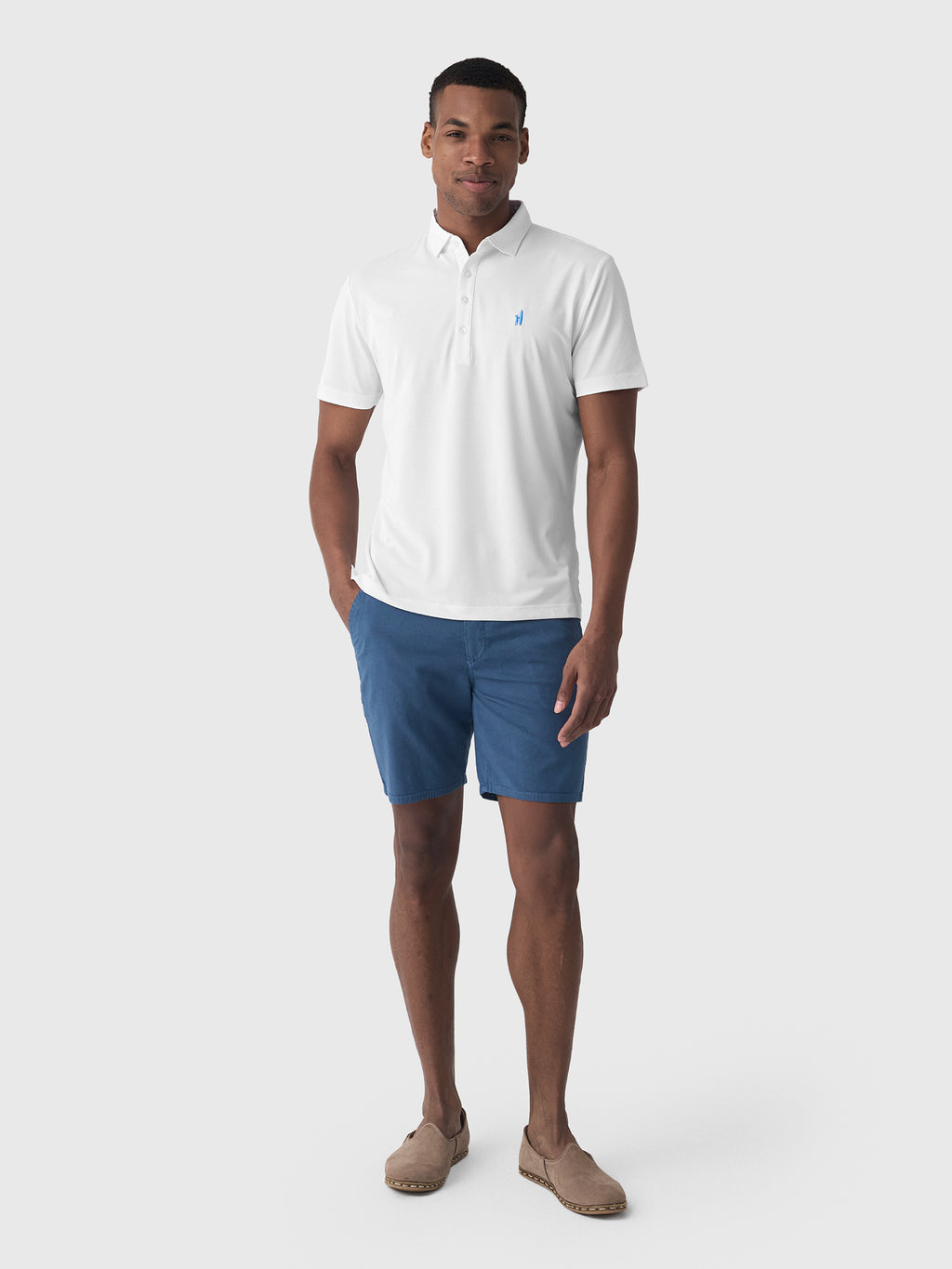 Johnnie-O Men's Stevie Performance Mesh Polo - Saint Bernard
