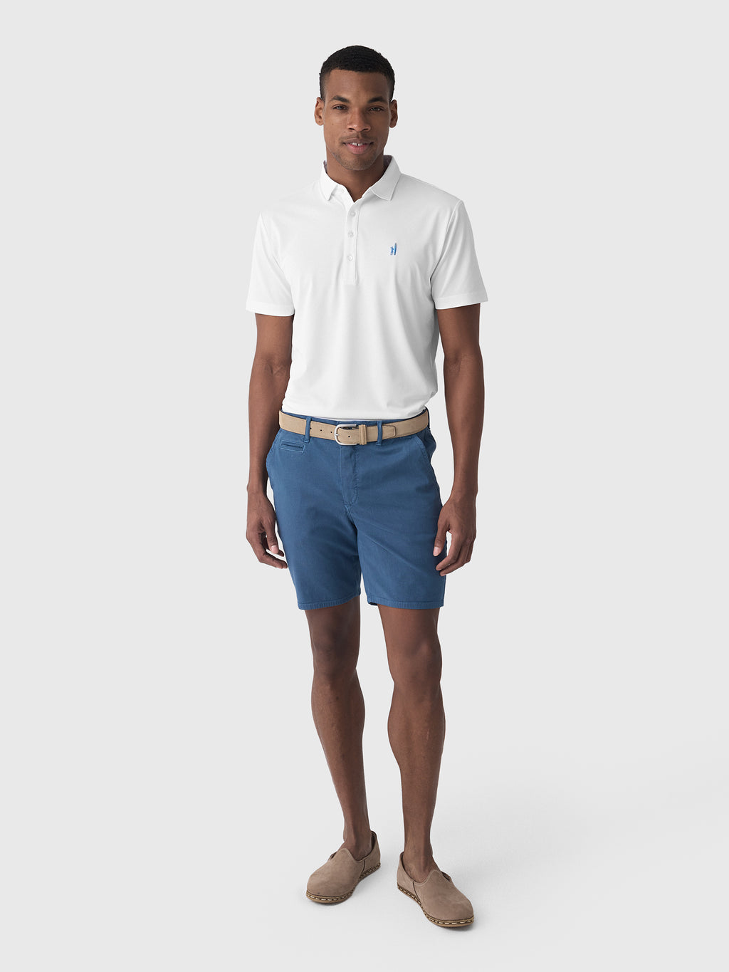 Johnnie-O Men's Stevie Performance Mesh Polo - Saint Bernard