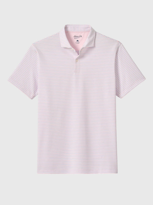 Johnnie-O Men's Rez Stripe Performance Jersey Polo
