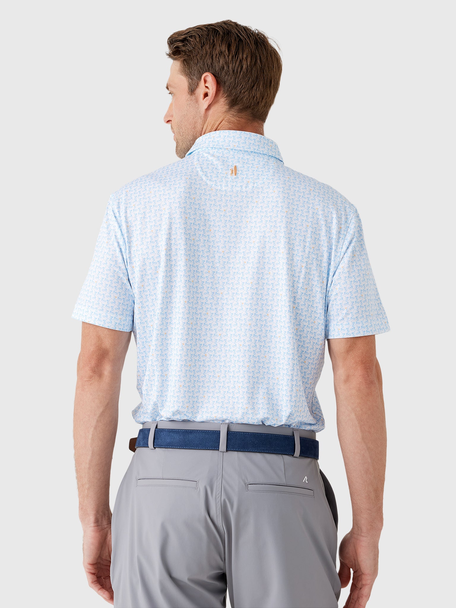 Johnnie-O Men's Minty Performance Jersey Polo - Saint Bernard