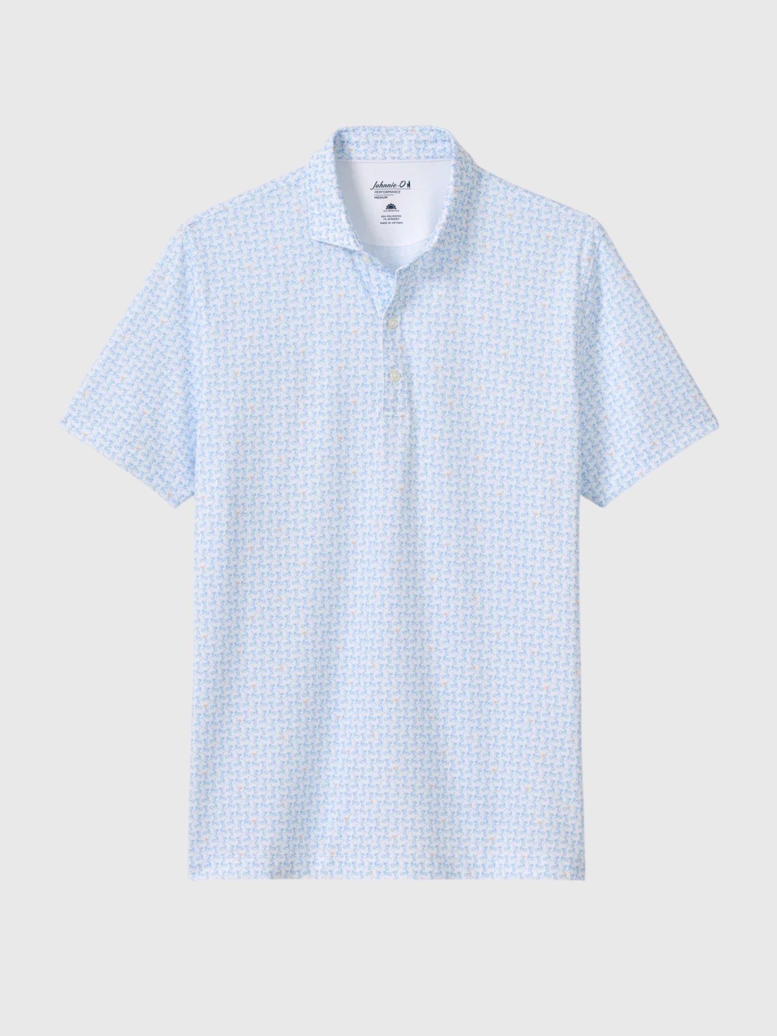 Johnnie-O Men's Minty Performance Jersey Polo - Saint Bernard