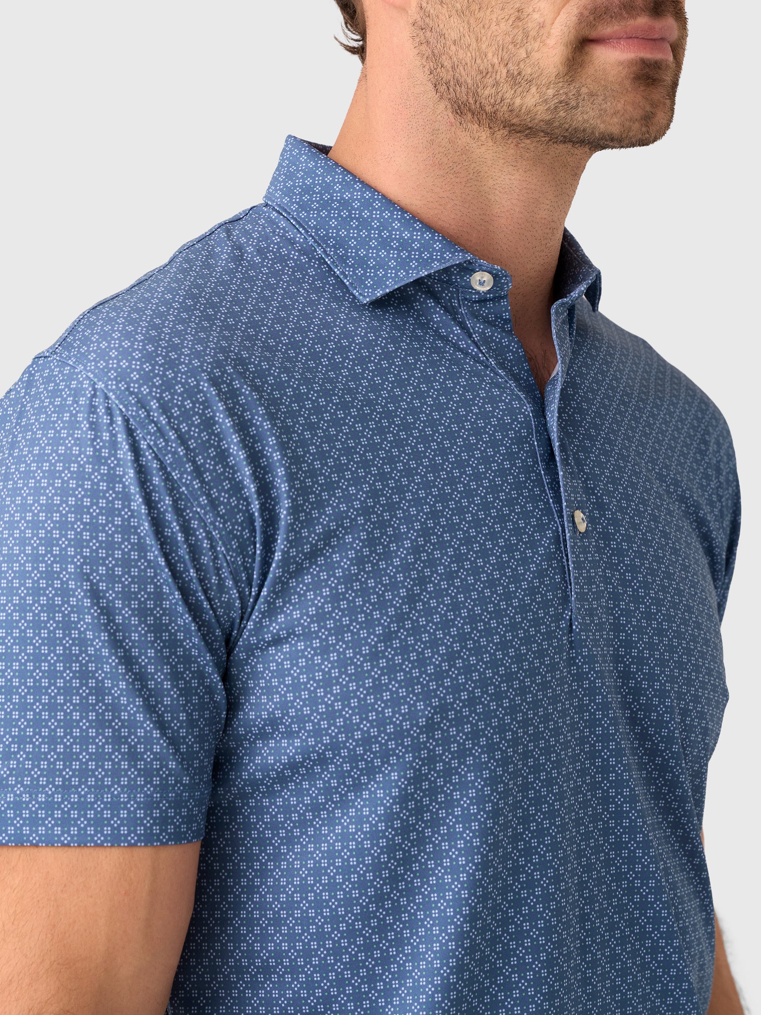 Johnnie-O Men's Torres Performance Jersey Polo - Saint Bernard