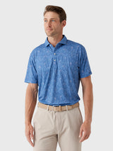 Johnnie-O Men's Osmond Performance Jersey Polo - Saint Bernard