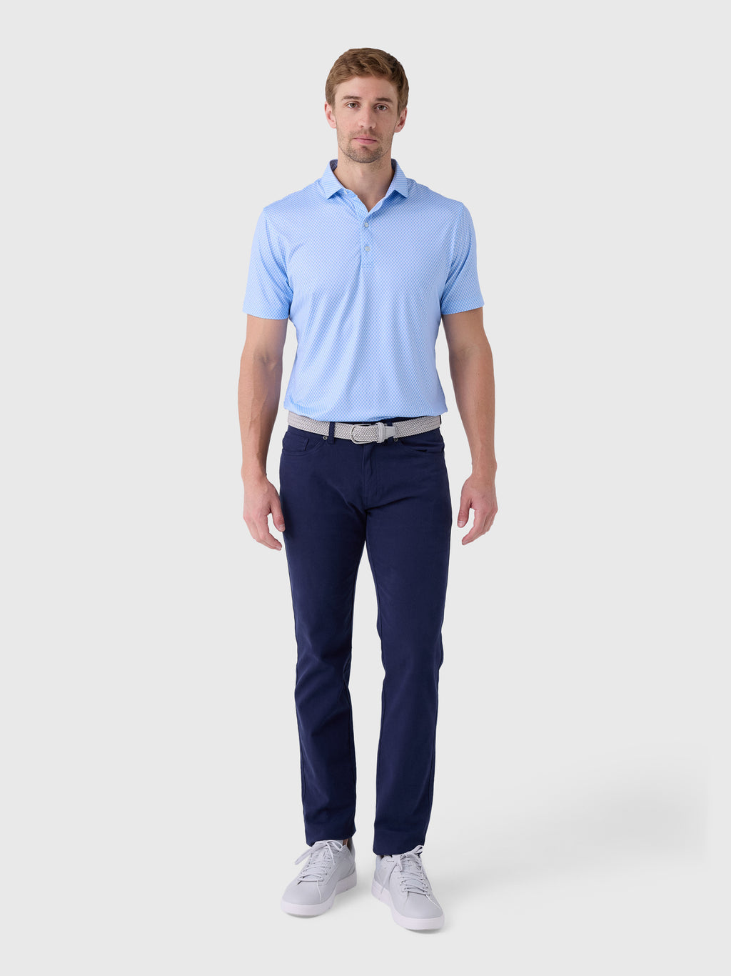 Johnnie-O Men's Connors Performance Jersey Polo - Saint Bernard