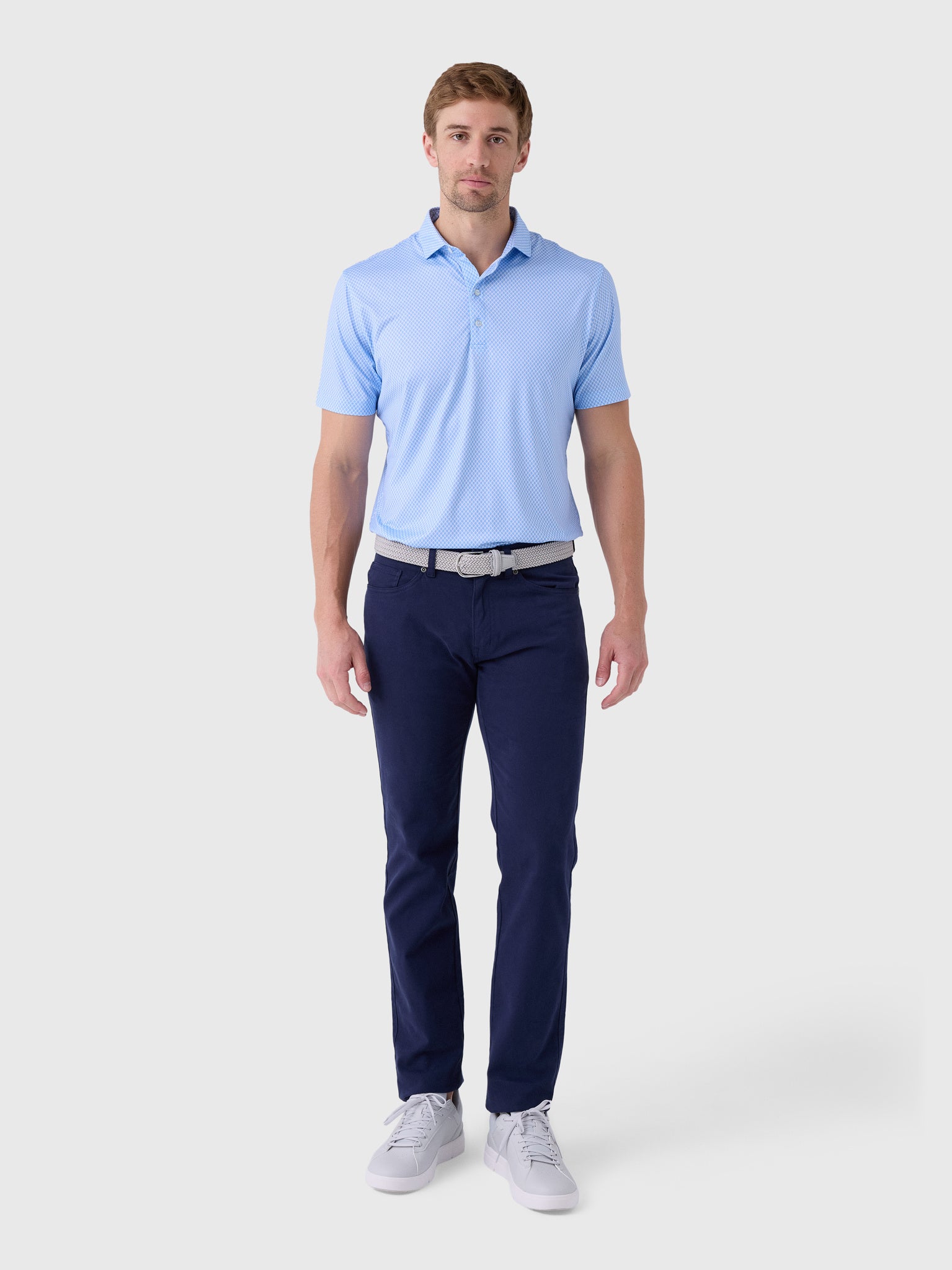 Johnnie-O Men's Connors Performance Jersey Polo - Saint Bernard
