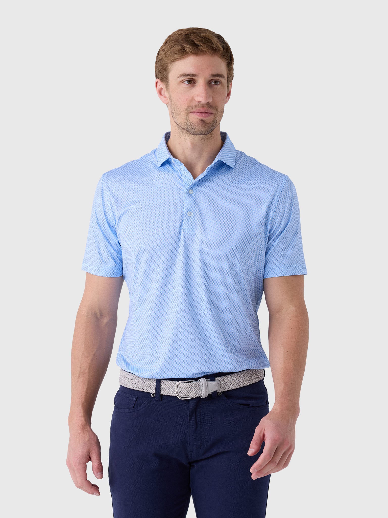 Johnnie-O Men's Connors Performance Jersey Polo - Saint Bernard