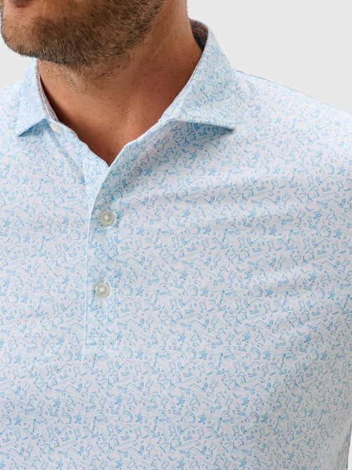 Johnnie-O Men's Beach Break Performance Jersey Polo