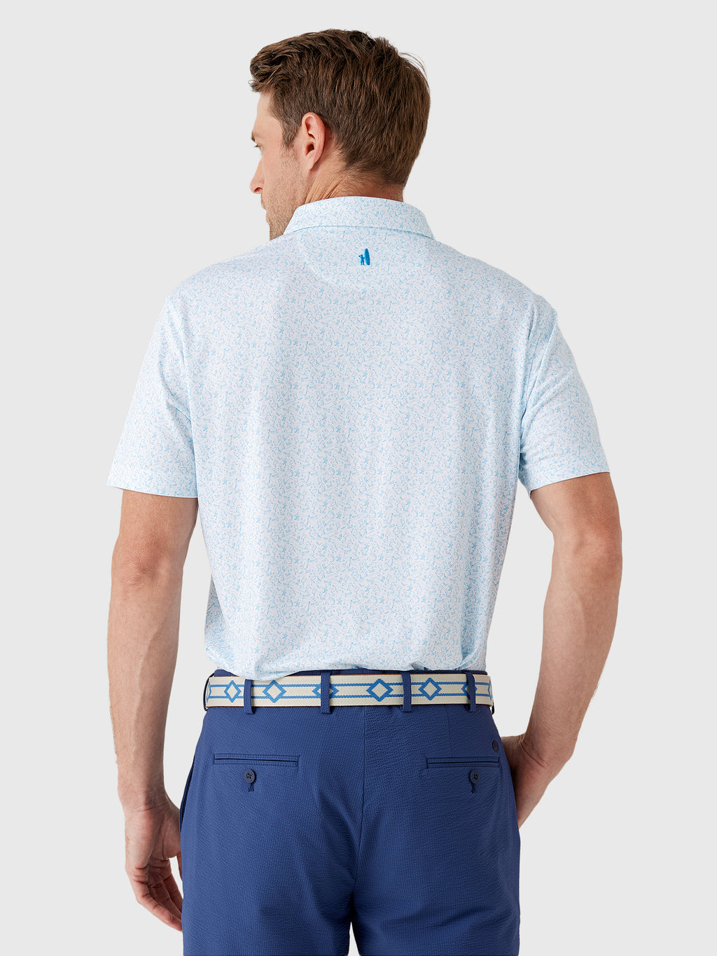 Johnnie-O Men's Beach Break Performance Jersey Polo - Saint Bernard