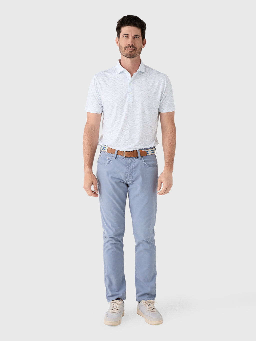 Johnnie-O Men's Marina Performance Jersey Polo - Saint Bernard