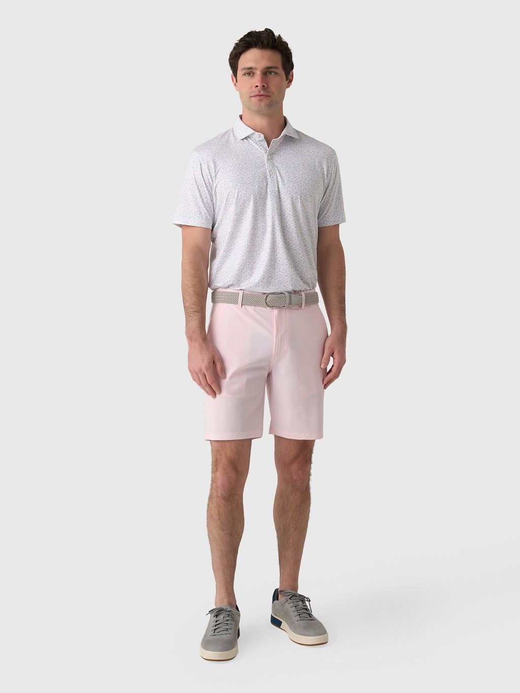 Johnnie-O Men's Marietta Featherweight Performance Polo - Saint Bernard