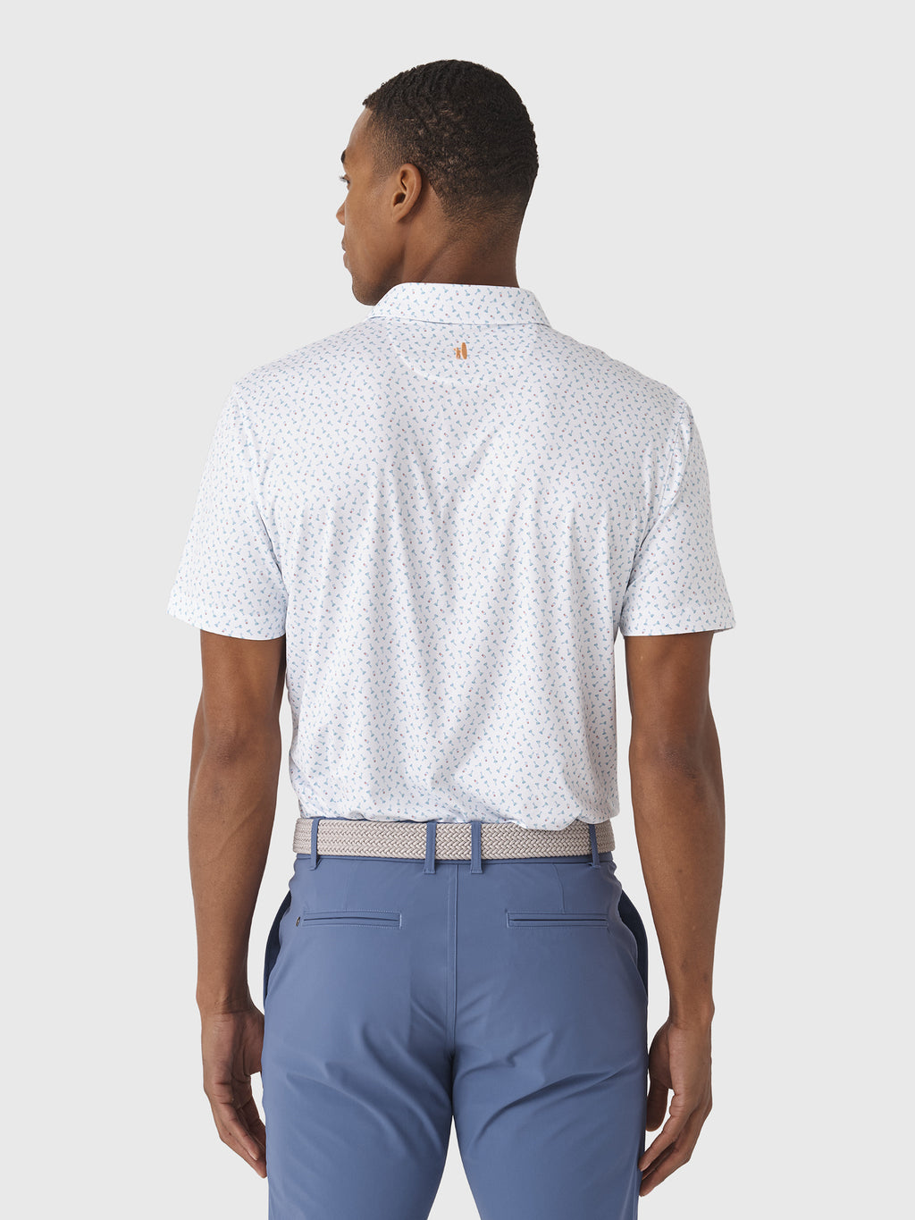 Johnnie-O Men's Tini Dancer Featherweight Performance Polo - Saint Bernard
