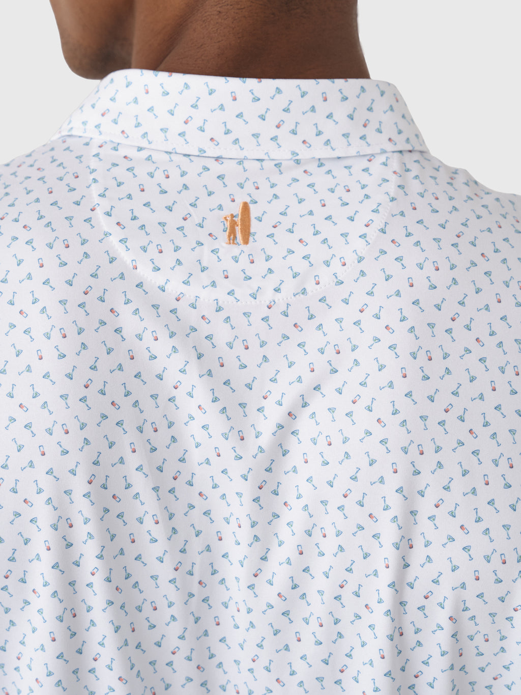 Johnnie-O Men's Tini Dancer Featherweight Performance Polo - Saint Bernard