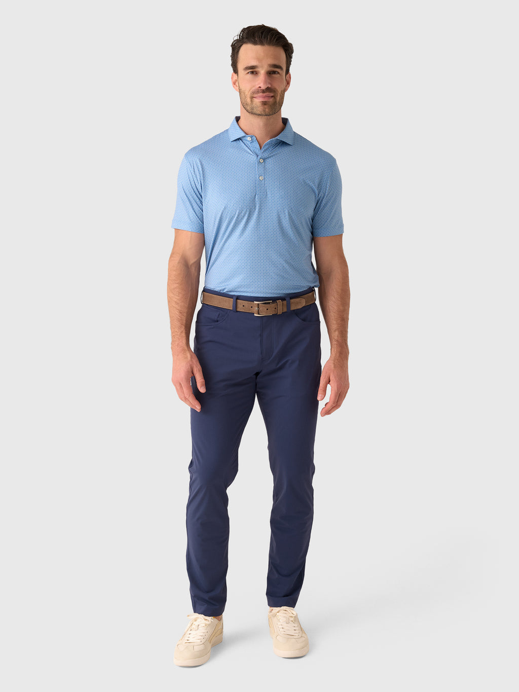 Johnnie-O Men's Ralph Featherweight Performance Polo - Saint Bernard