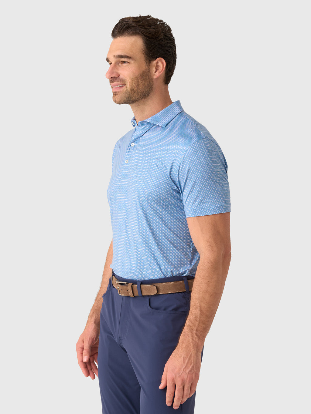 Johnnie-O Men's Ralph Featherweight Performance Polo - Saint Bernard