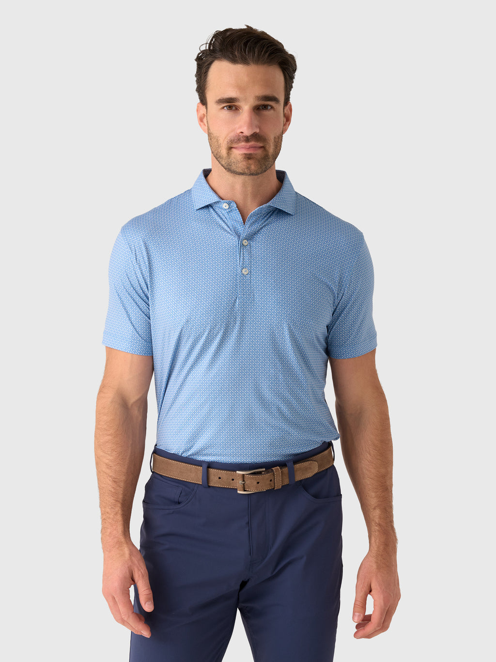 Johnnie-O Men's Ralph Featherweight Performance Polo - Saint Bernard