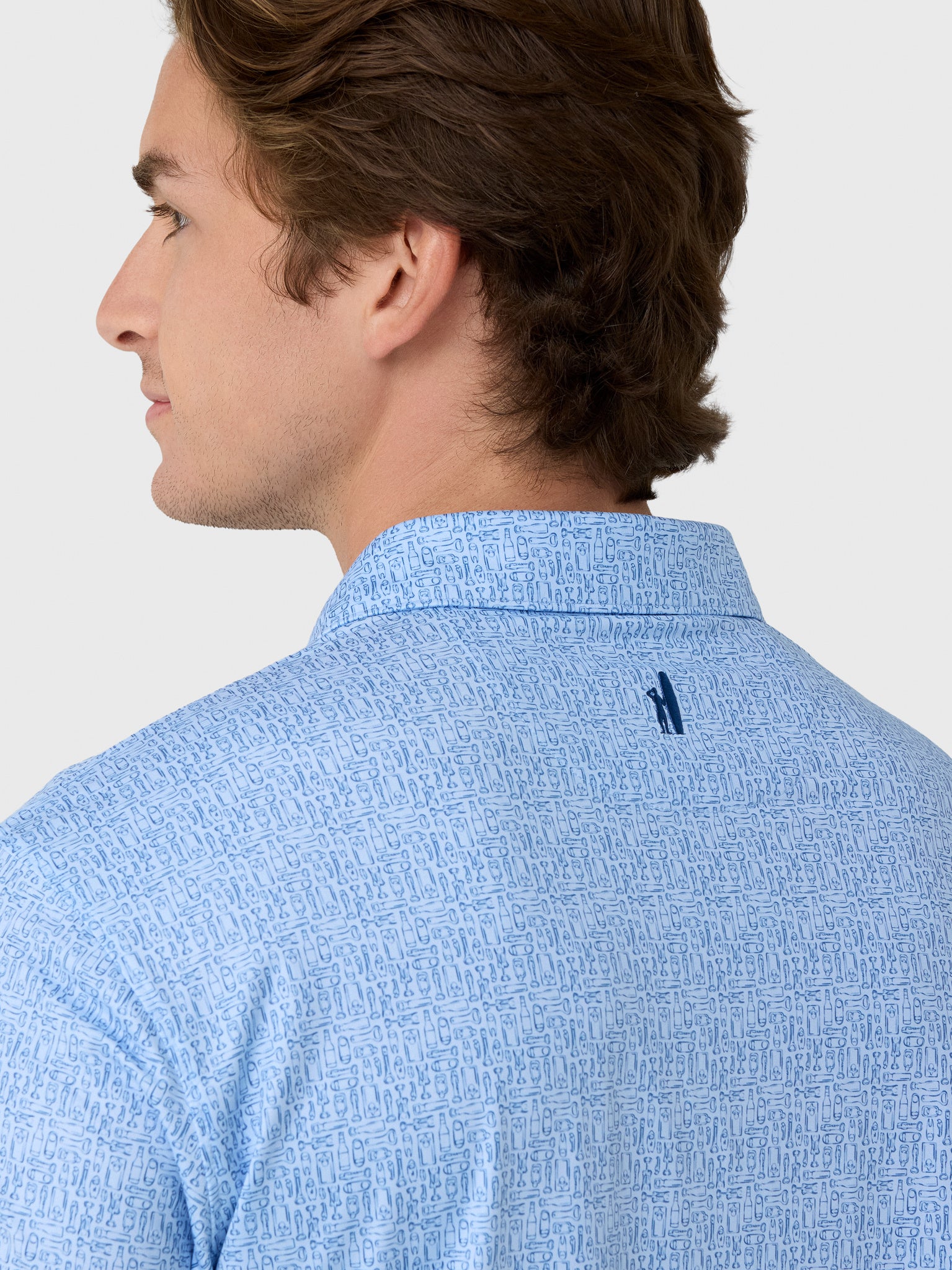 Johnnie-O Men's Popping Tops Performance Featherweight Polo - Saint Bernard