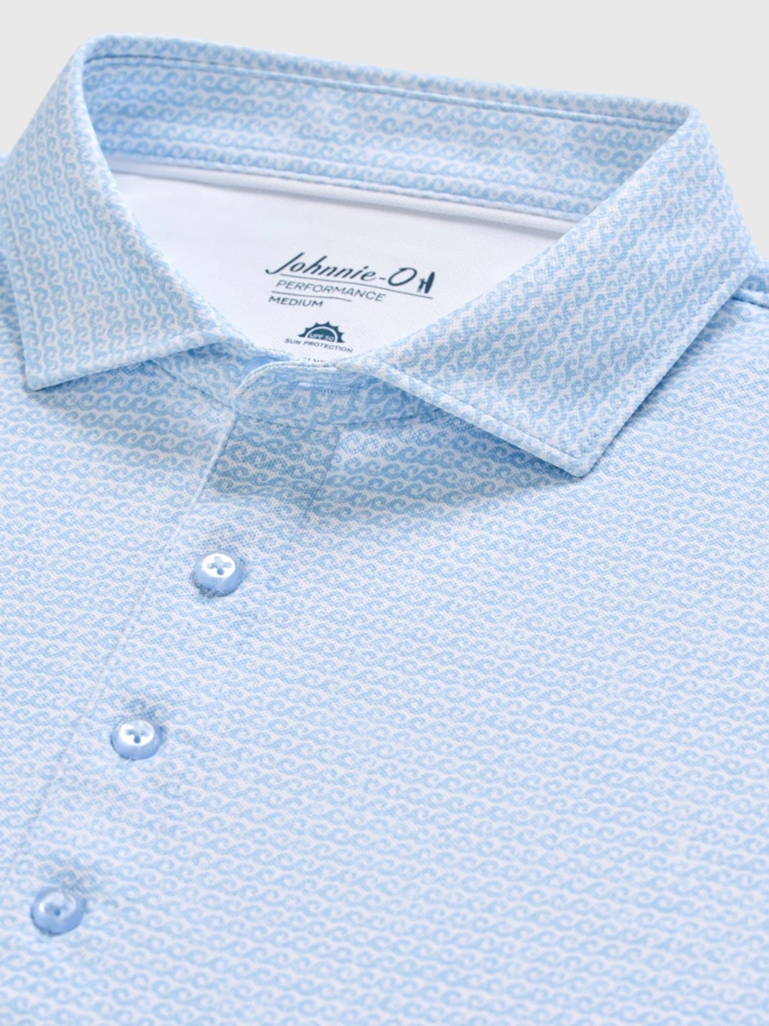 Johnnie-O Men's Waverunner Performance Mesh Polo - Saint Bernard