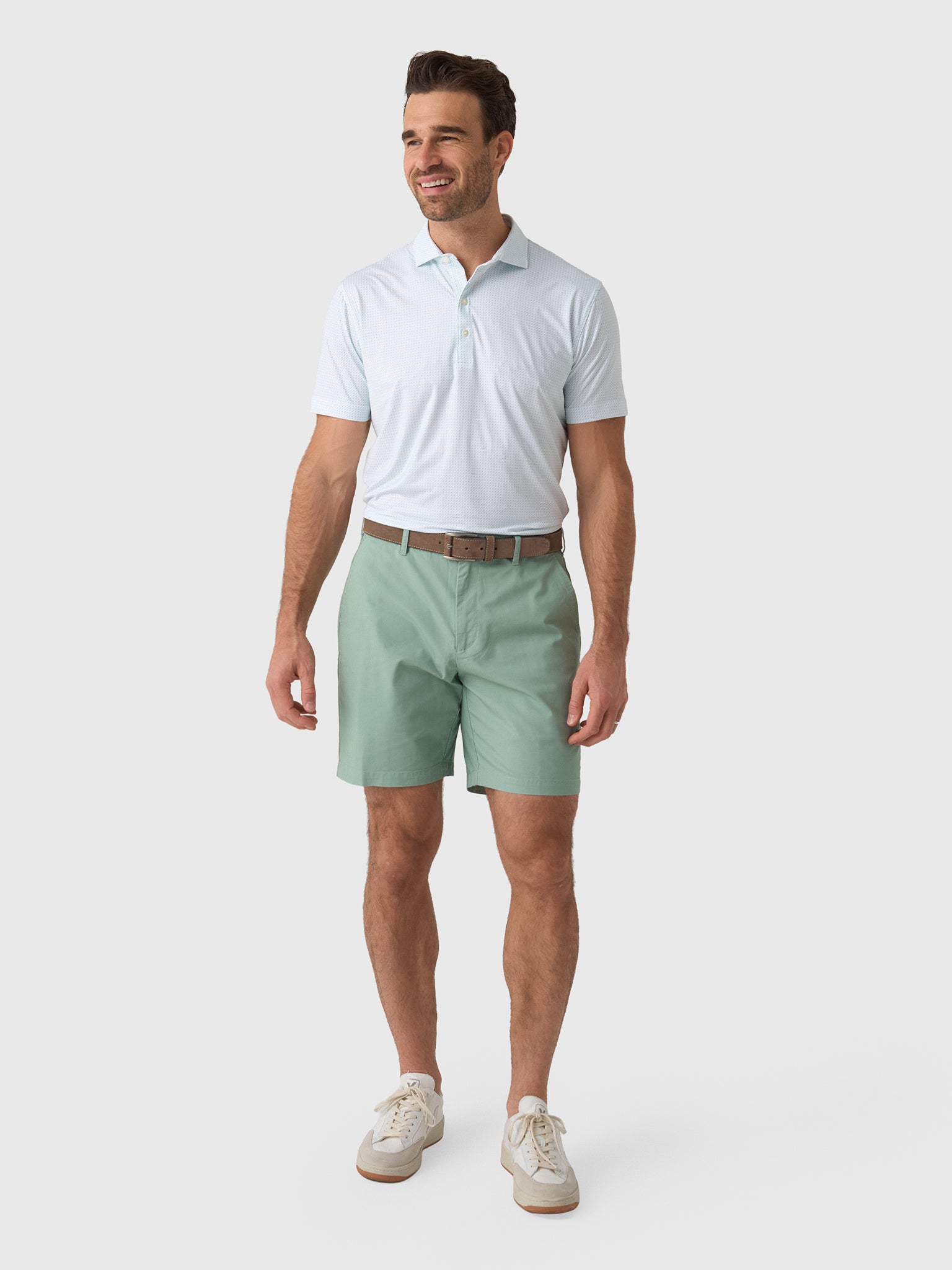 Johnnie-O Men's Tee Party Featherweight Performance Polo - Saint Bernard
