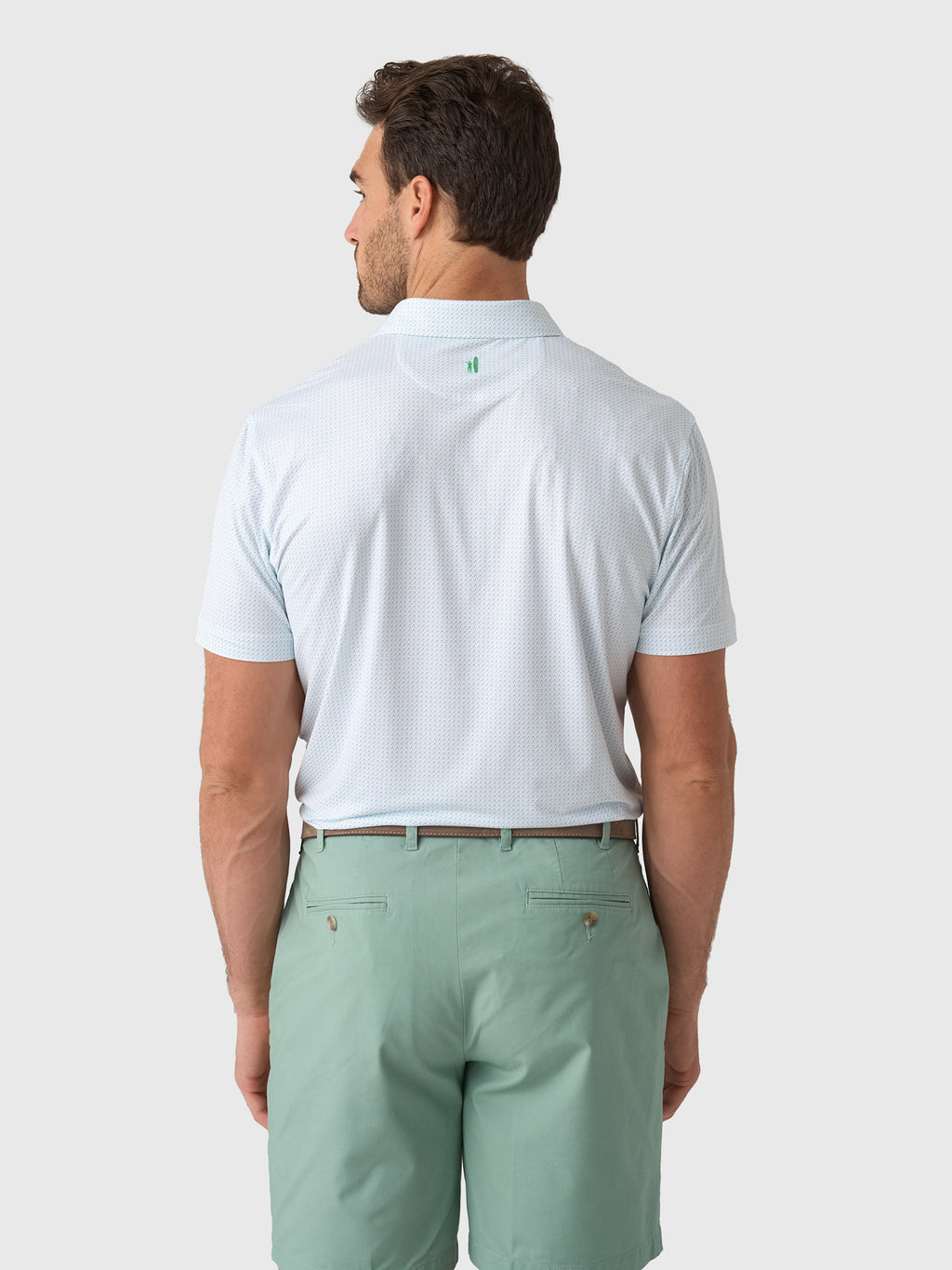 Johnnie-O Men's Tee Party Featherweight Performance Polo - Saint Bernard