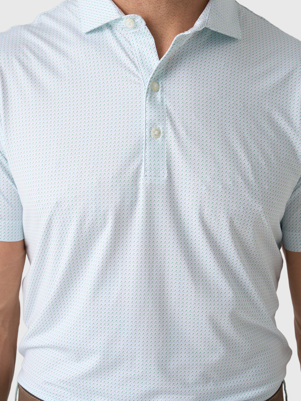 Johnnie-O Men's Tee Party Featherweight Performance Polo - Saint Bernard