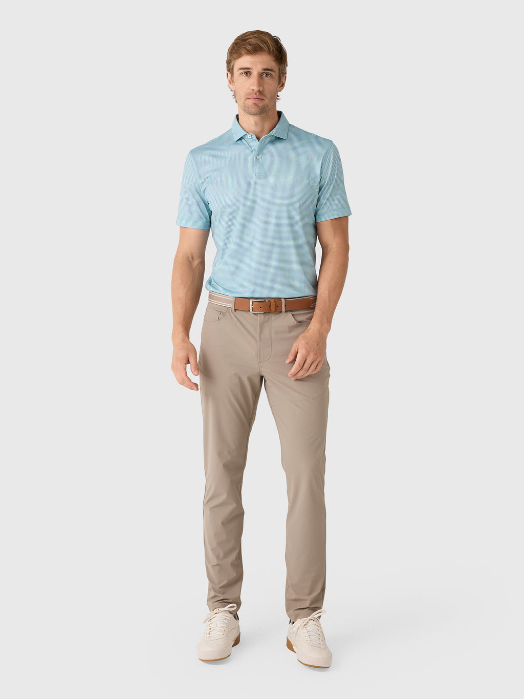 Johnnie-O Men's Dot Neat Performance Jersey Polo