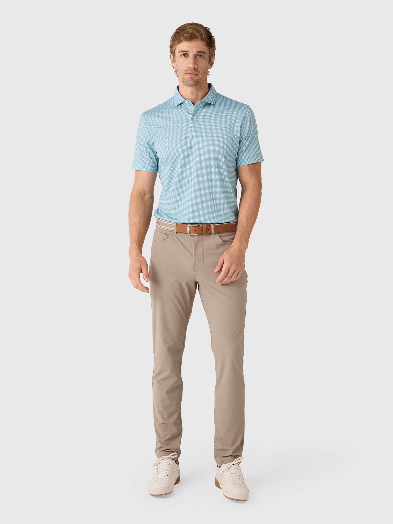 Johnnie-O Men's Dot Neat Performance Jersey Polo
