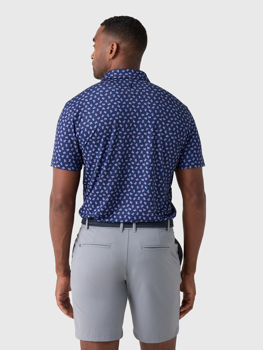 Johnnie-O Men's USA Performance Jersey Polo - Saint Bernard