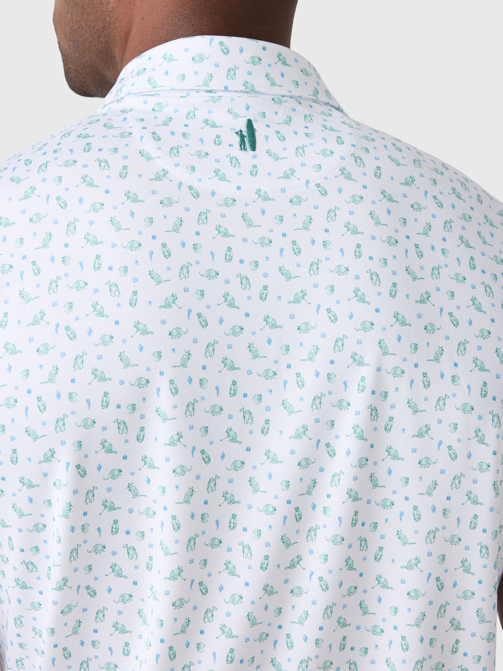 Johnnie-O Men's Armadillo Performance Jersey Polo - Saint Bernard