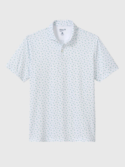 Johnnie-O Men's Armadillo Performance Jersey Polo