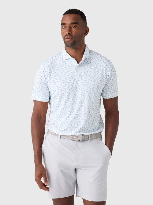 Johnnie-O Men's Armadillo Performance Jersey Polo