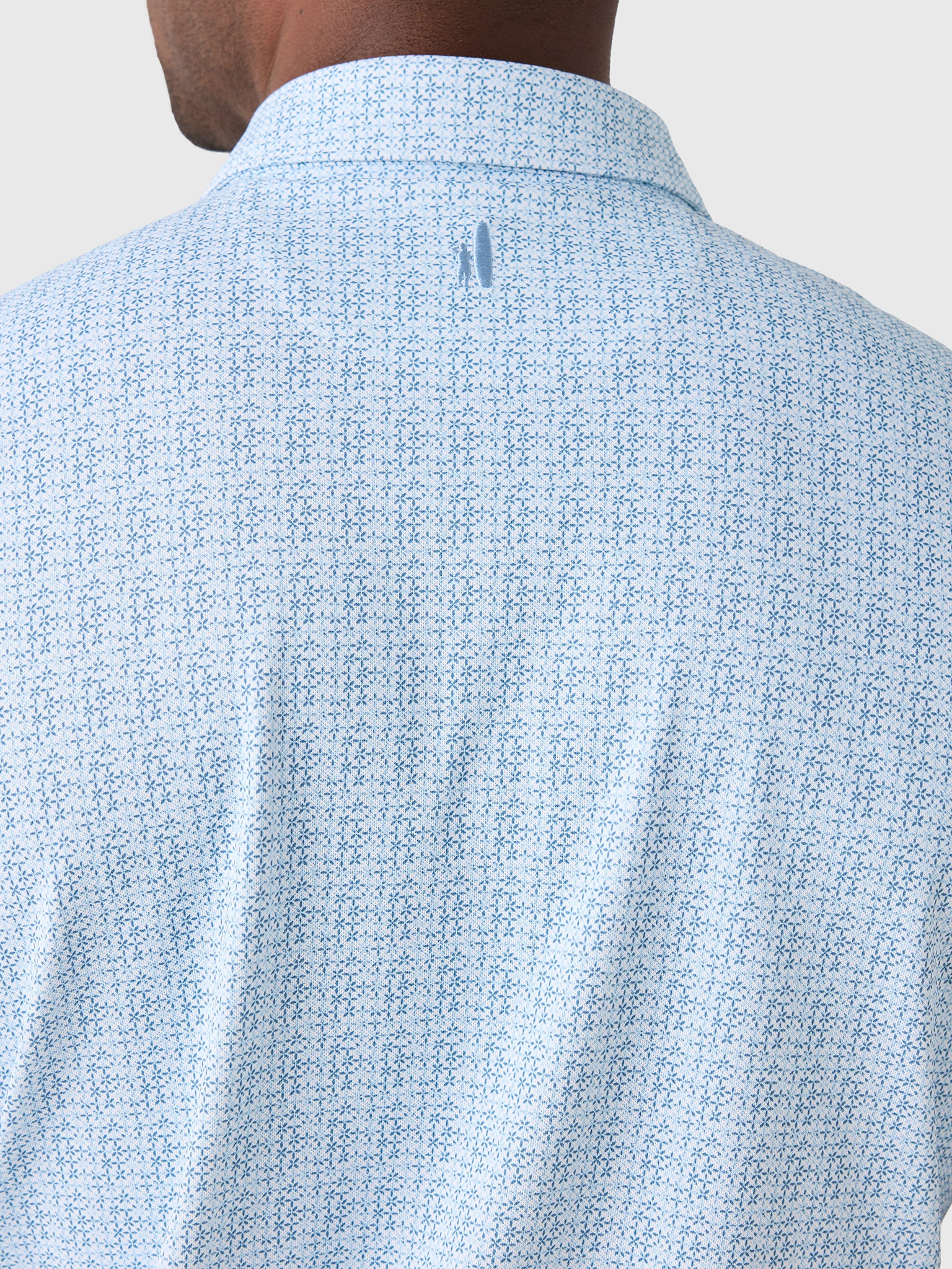 Johnnie-O Men's Vintage Floral Performance Mesh Polo - Saint Bernard