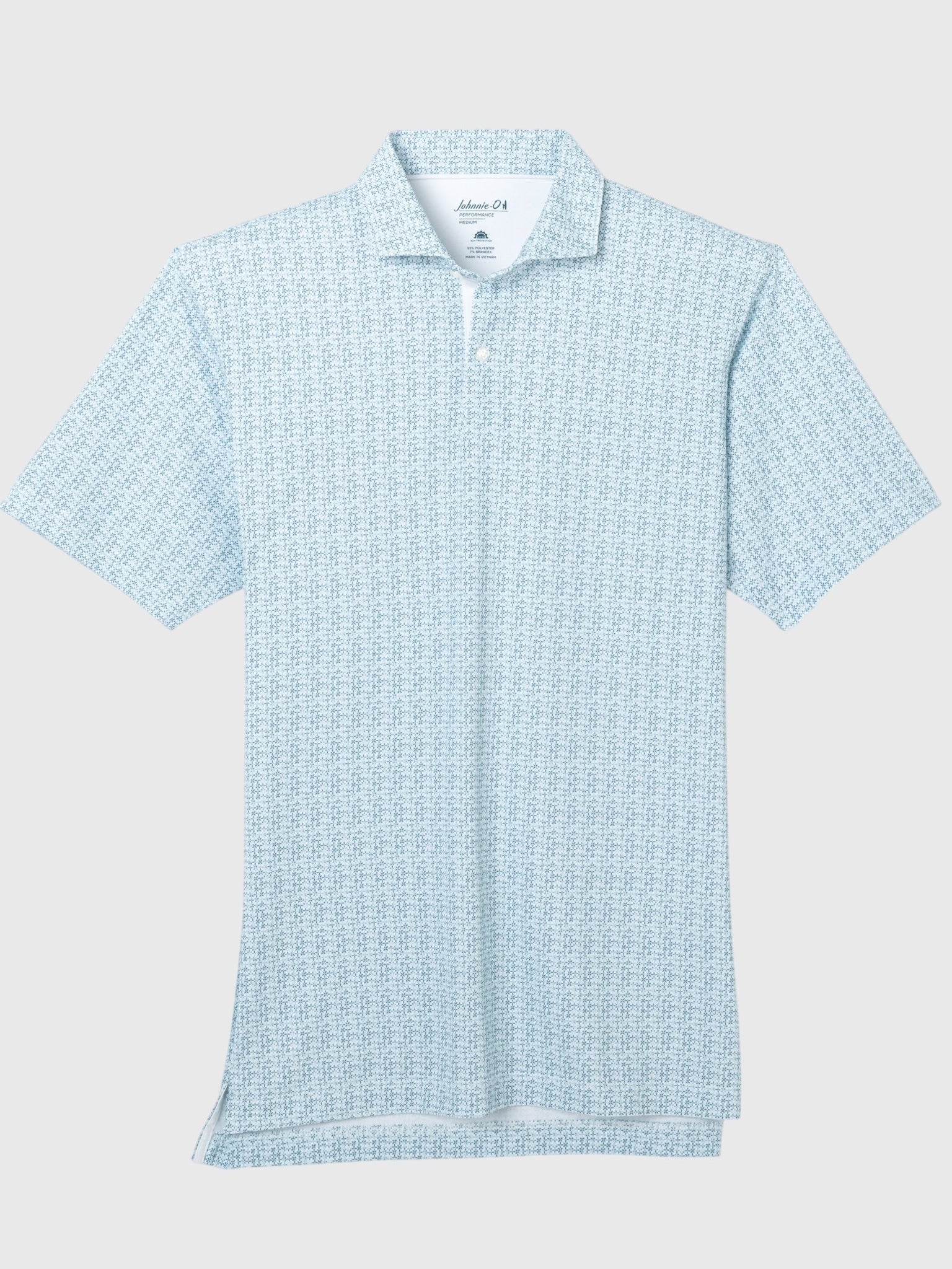 Johnnie-O Men's Vintage Floral Performance Mesh Polo