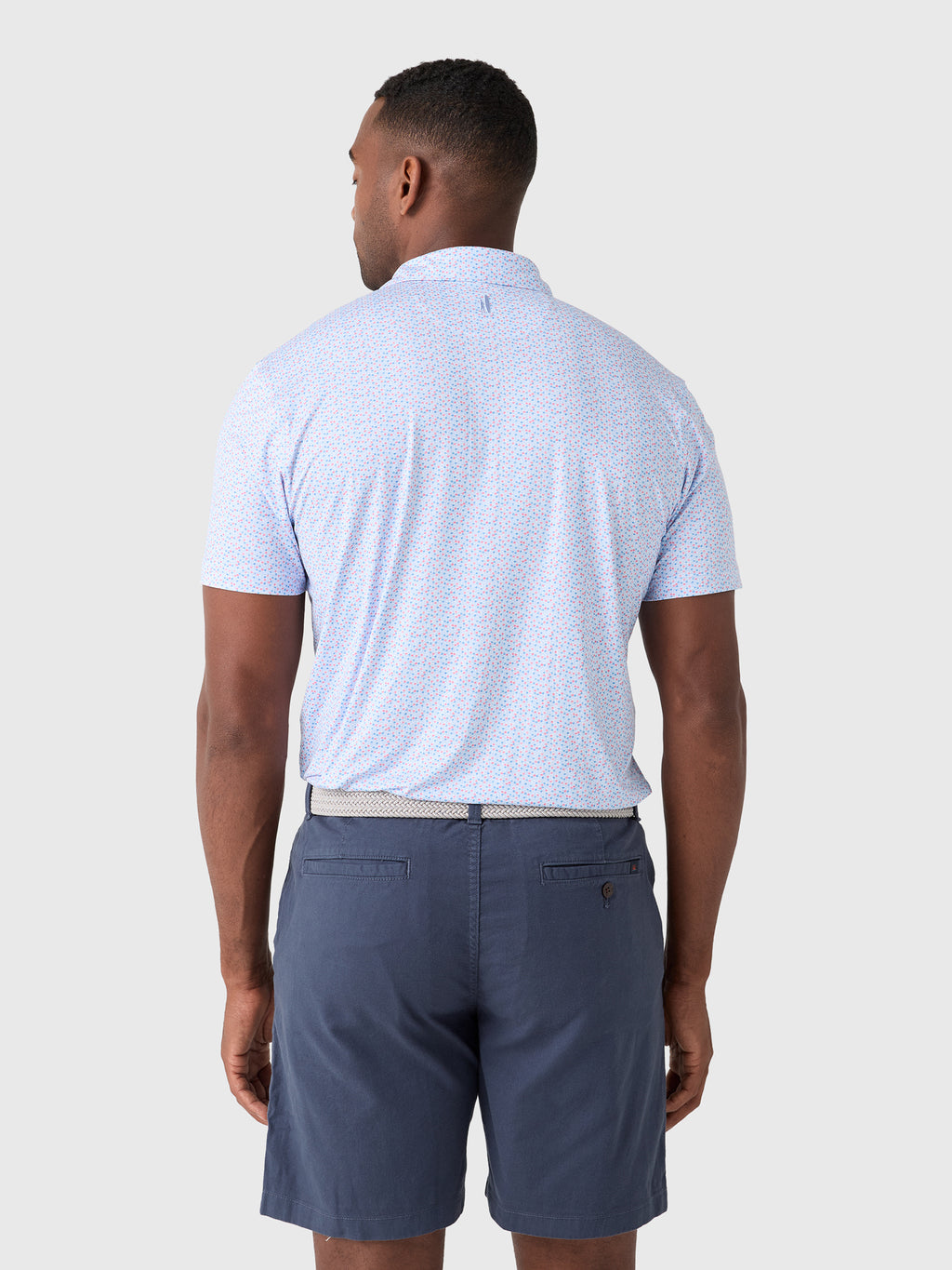 Johnnie-O Men's Petals Featherweight Performance Polo - Saint Bernard