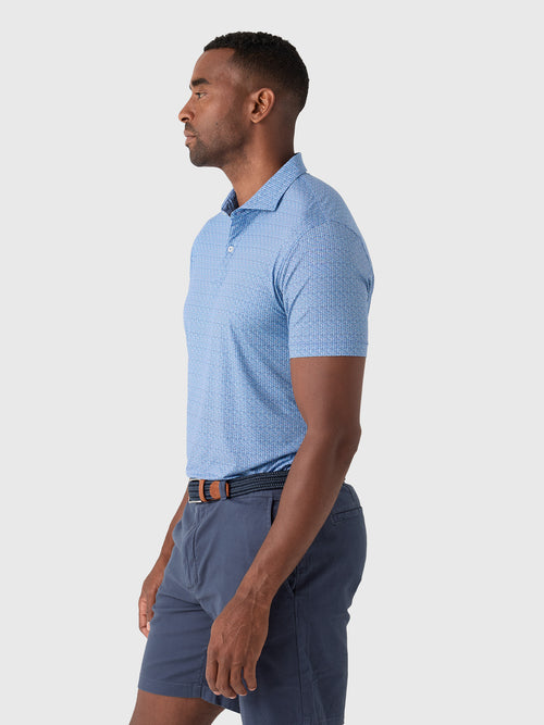 Johnnie-O Men's Fall Flower Featherweight Performance Polo