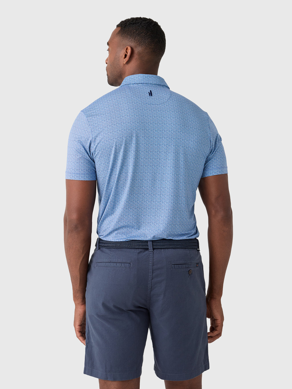 Johnnie-O Men's Fall Flower Featherweight Performance Polo - Saint Bernard