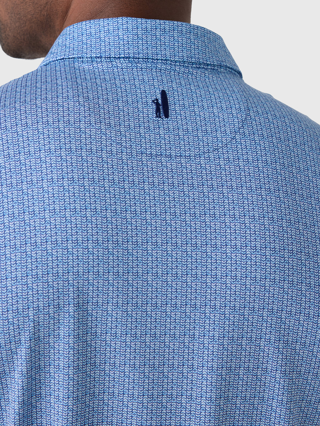 Johnnie-O Men's Fall Flower Featherweight Performance Polo - Saint Bernard