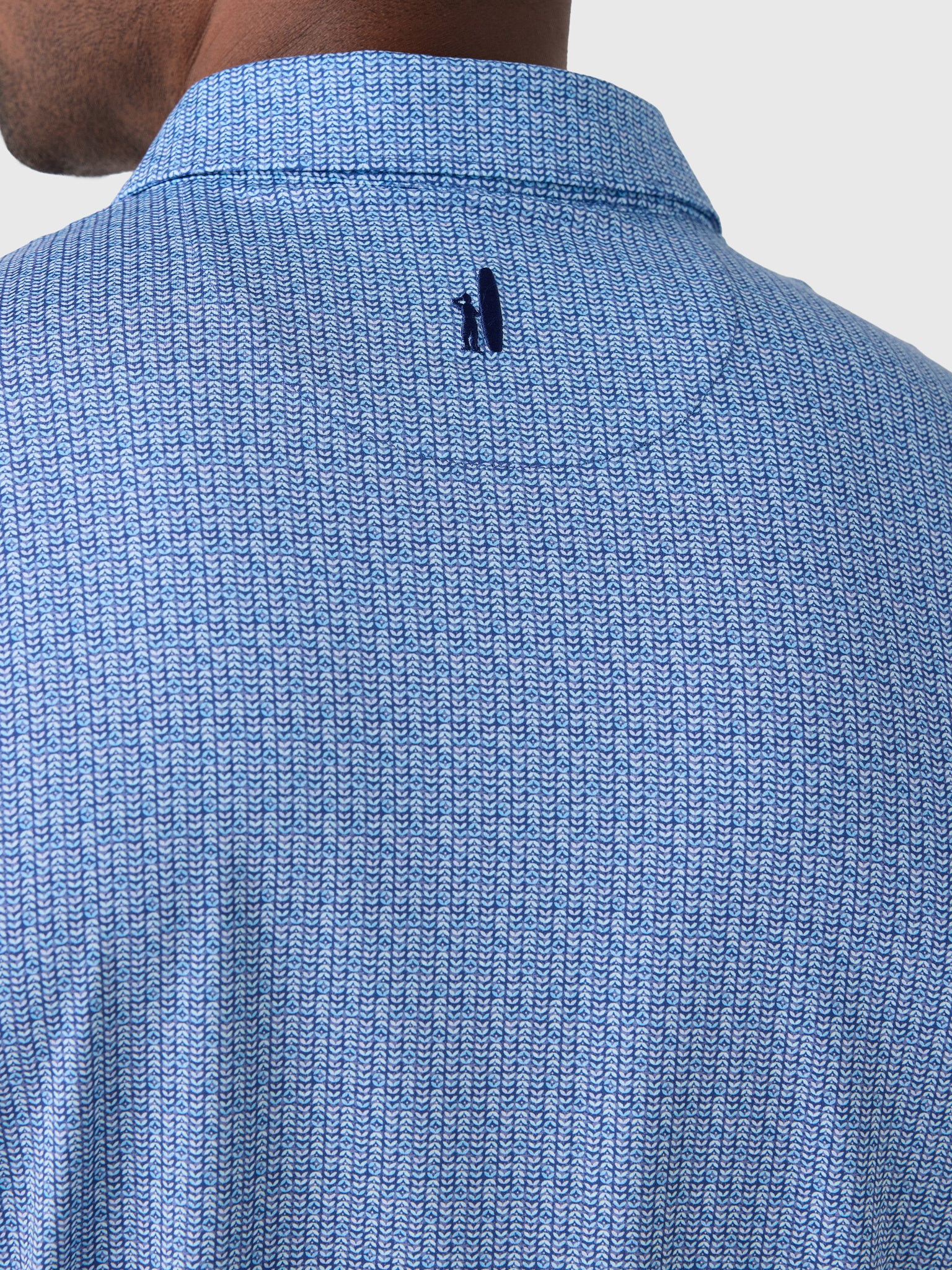 Johnnie-O Men's Fall Flower Featherweight Performance Polo - Saint Bernard