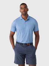 Johnnie-O Men's Fall Flower Featherweight Performance Polo - Saint Bernard