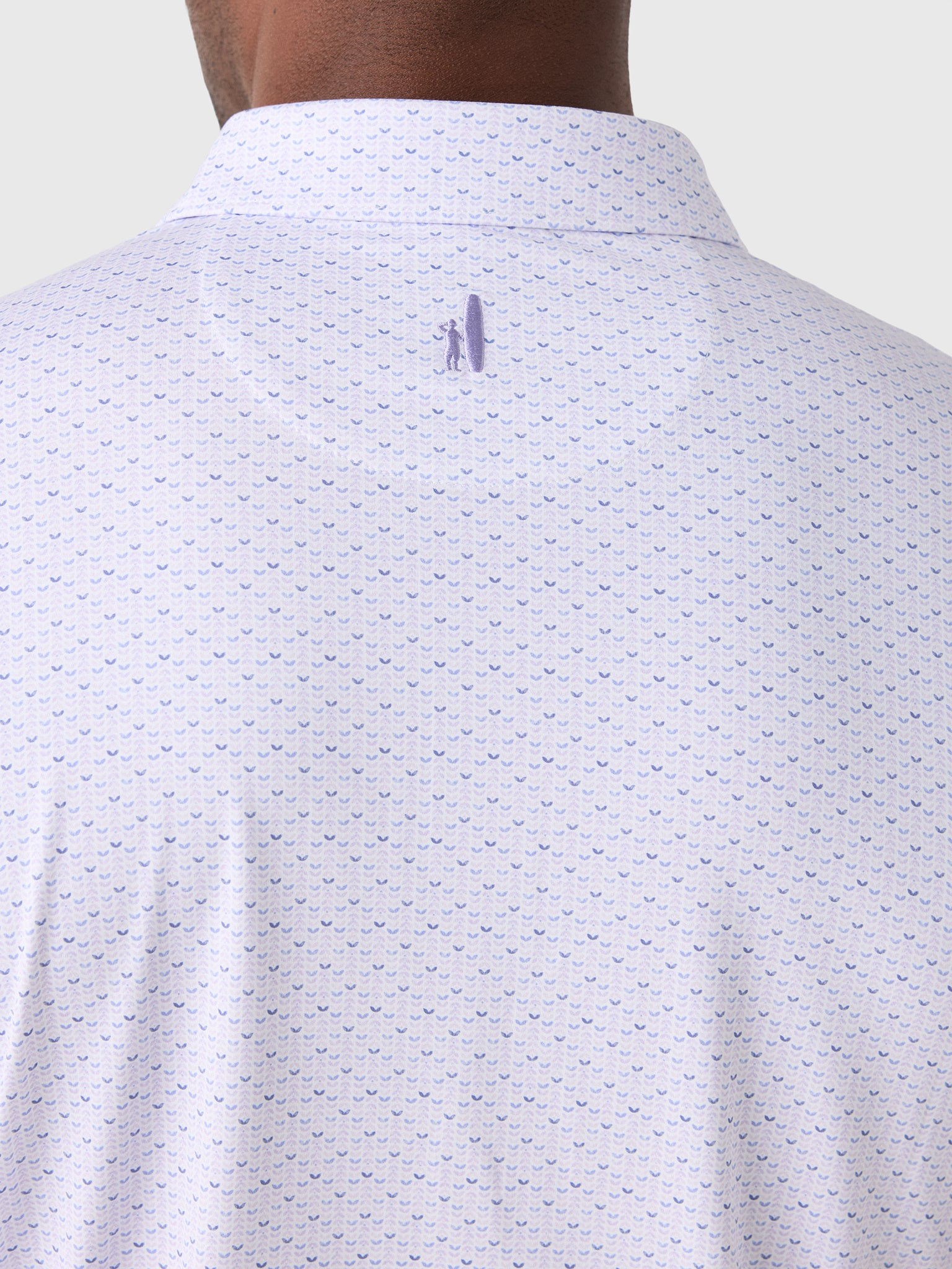 Johnnie-O Men's Fall Flower Featherweight Performance Polo - Saint Bernard