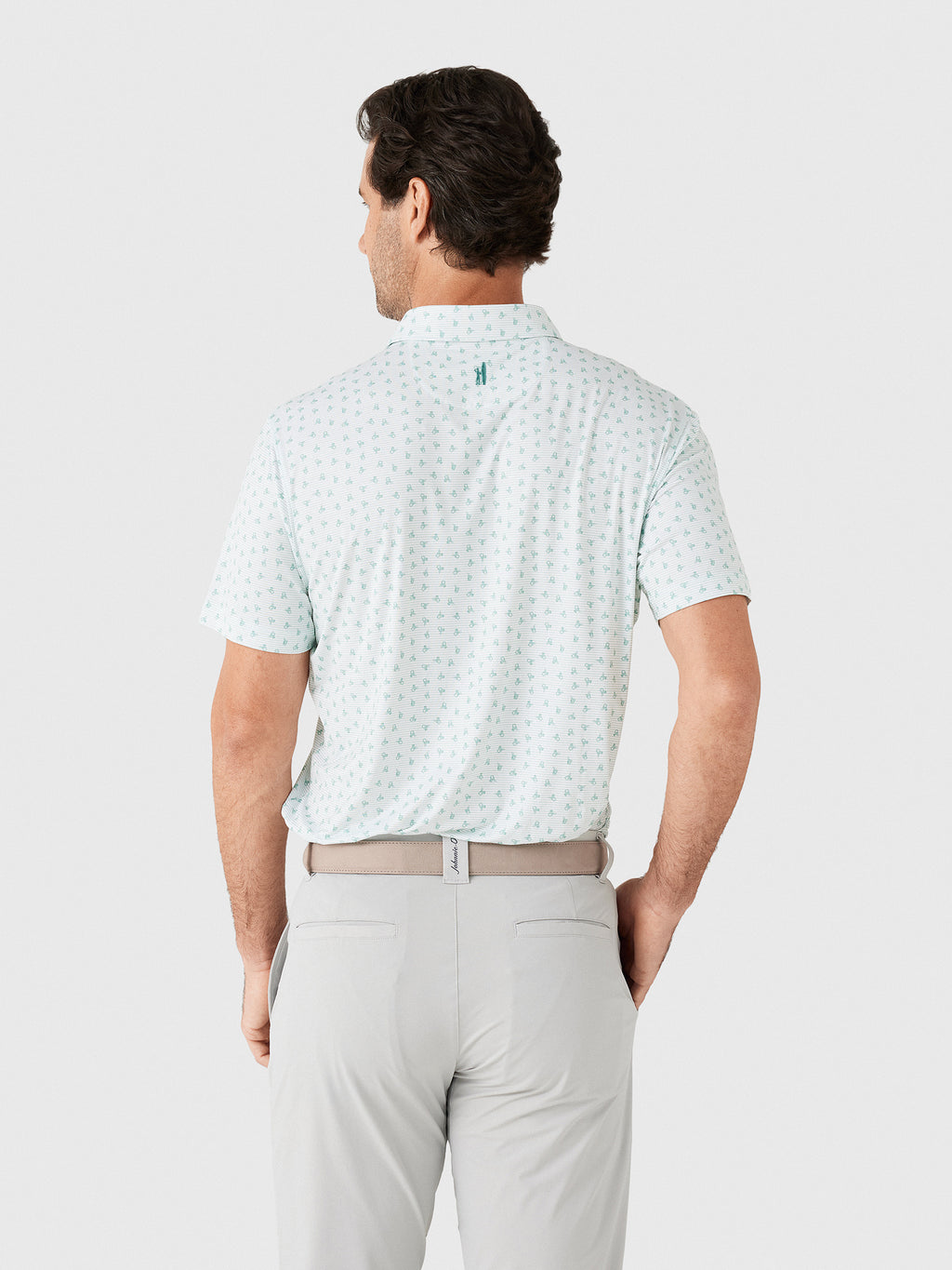 Johnnie-O Men's One For The Road Featherweight Performance Polo - Saint Bernard