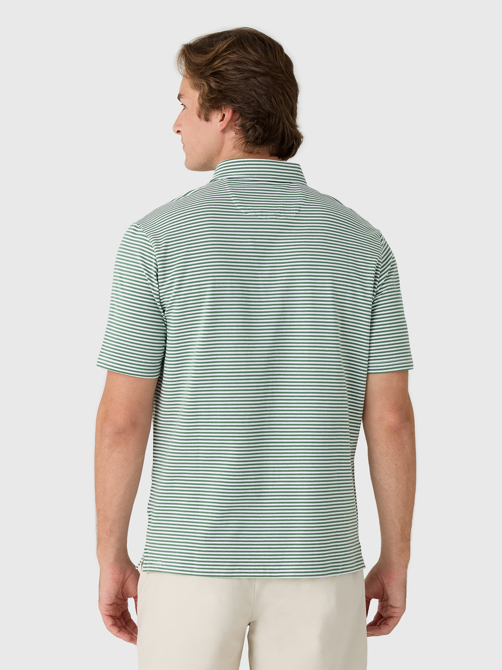 Johnnie-O Men's Jacks Stripe Original 4-Button Polo - Saint Bernard