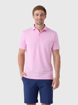Johnnie-O Men's Birdie Solid Performance Jersey Polo - Saint Bernard