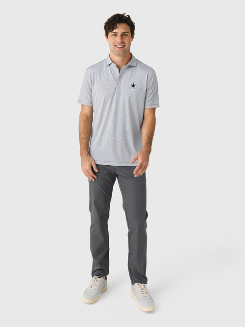 Johnnie-O Men's Dallas Cowboys Lyndonn Striped Performance Jersey Polo