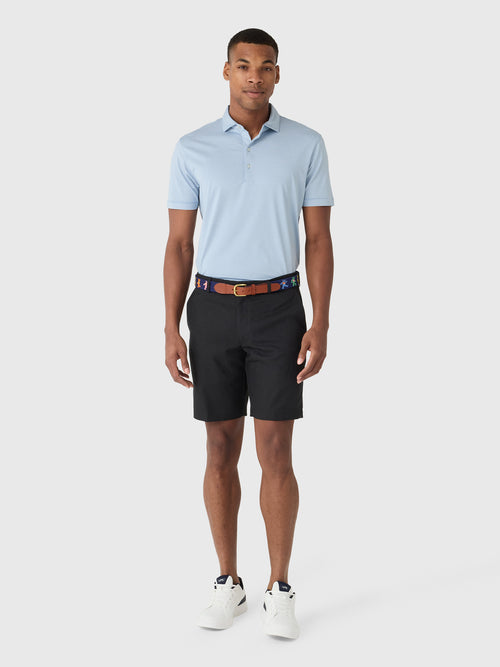 Johnnie-O Men's Lyndonn Stripe Performance Jersey Polo - Saint Bernard