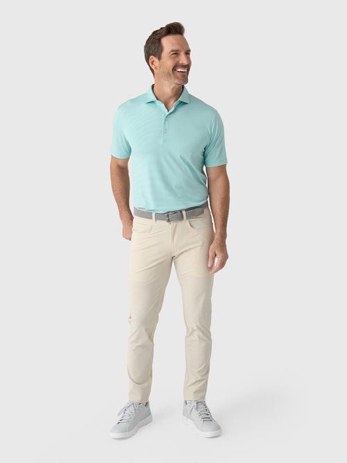 Johnnie-O Men's Lyndonn Stripe Performance Jersey Polo