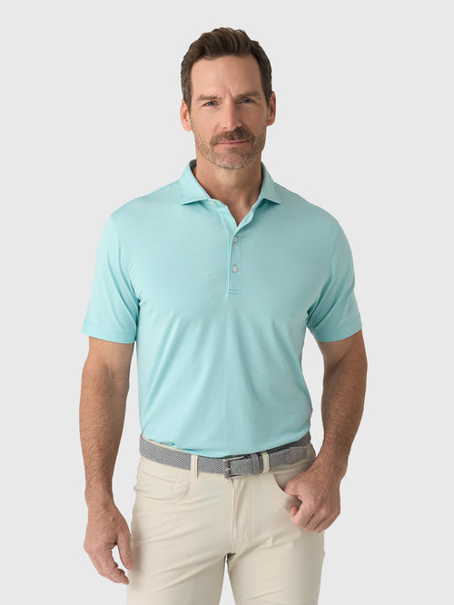 Johnnie-O Men's Lyndonn Stripe Performance Jersey Polo