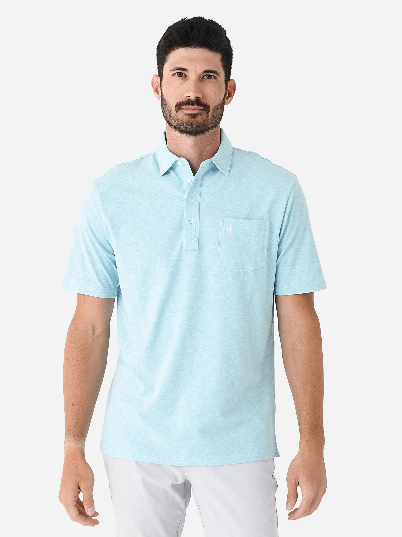 JohnnieO Men's Heathered Original Polo