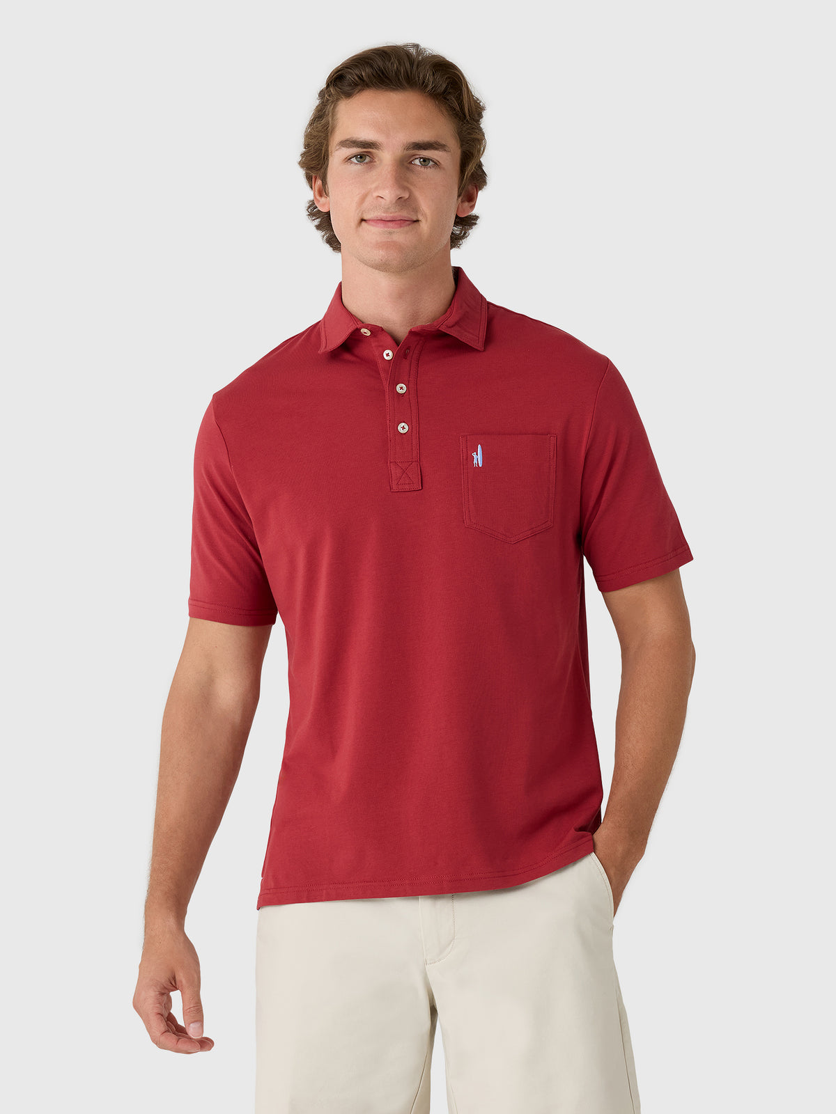 Johnnie-O Men's Original 4-Button Polo - Saint Bernard