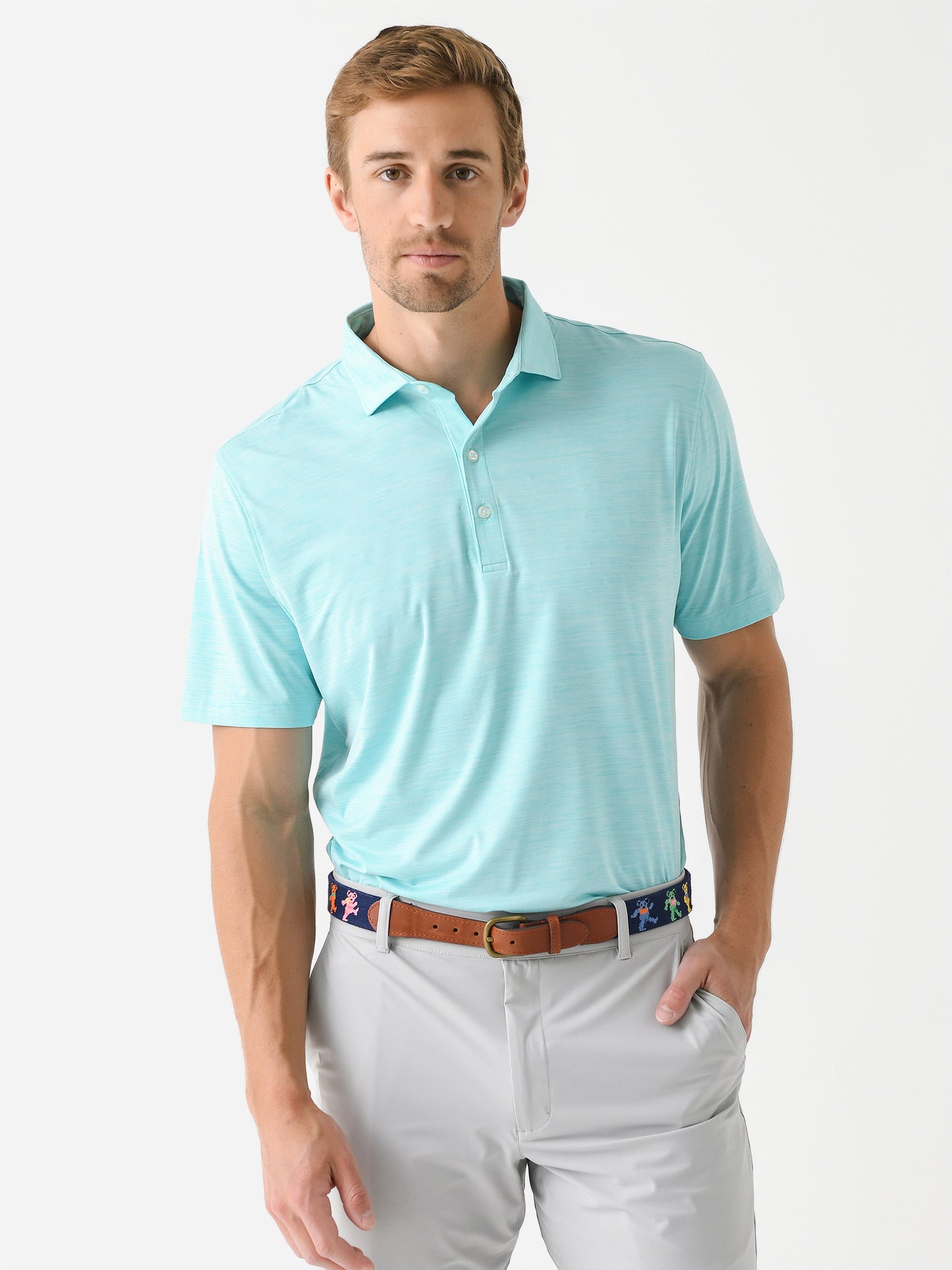 Johnnie-O Men's Huron Solid Featherweight Performance Polo